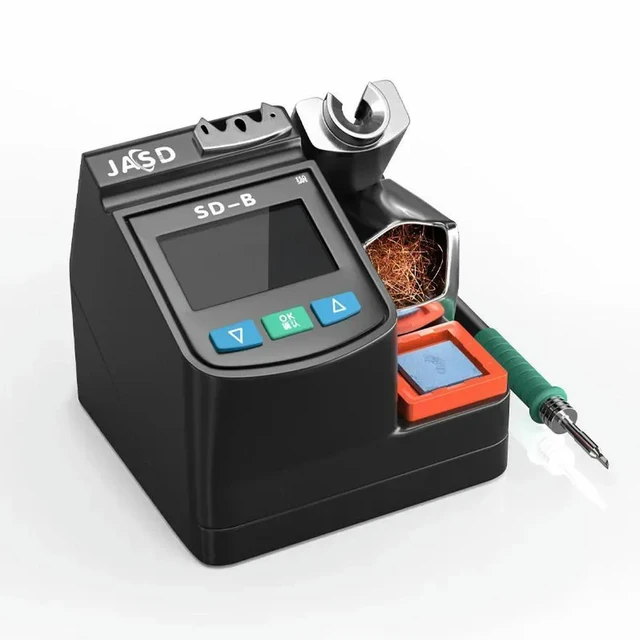 Alt view image 3 of 3 - JASD ligent welding table 120w extremely fast heating anti-static belt dormancy precision lead-free SD-B