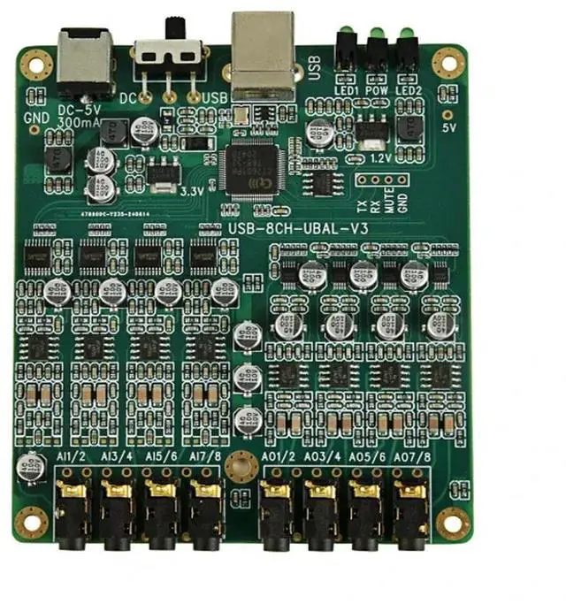 Main image of 8-Channel USB Playback Recording IIS TDM Leader/follower ASIO XMOS Soundcheck