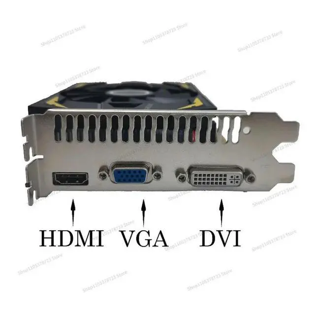 Alt view image 2 of 3 - For GTX750TI 4GB 128BIT Gaming Graphics Card Computer Indie Game CF 2-piece
