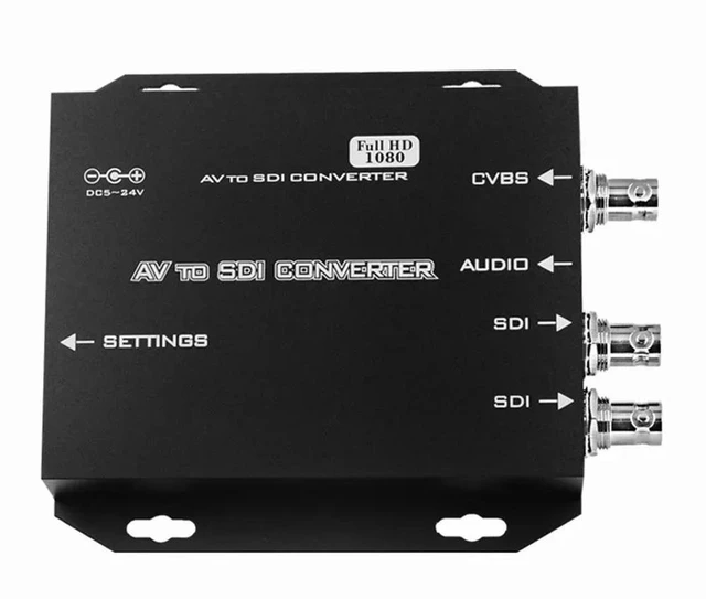 Alt view image 3 of 3 - NS-605V professional AV/CVBS/BNC to SDI SDI frequency conversion output converter supports non-coding system