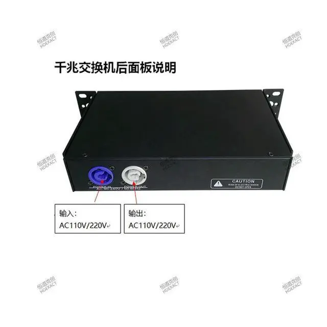 Alt view image 3 of 3 - 1000M Switch,Stage Lighting Console Network Switch,1000M Ethernet Switcher,Cable Extension Conversion