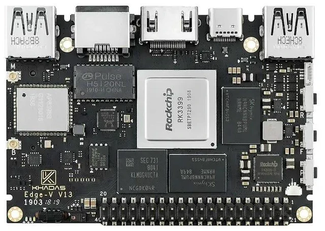 Main image of Khadas Edge-V RK3399 Core Board 6-core 64-bit Linux Ubuntu Development Board