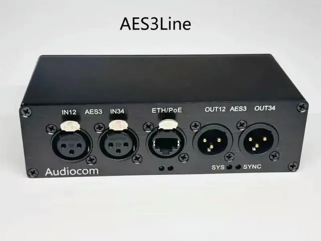 Main image of Audiocom Aes3 Line, Aes3 To DT, DT To AES3 Audio Network Transmission Interface Box