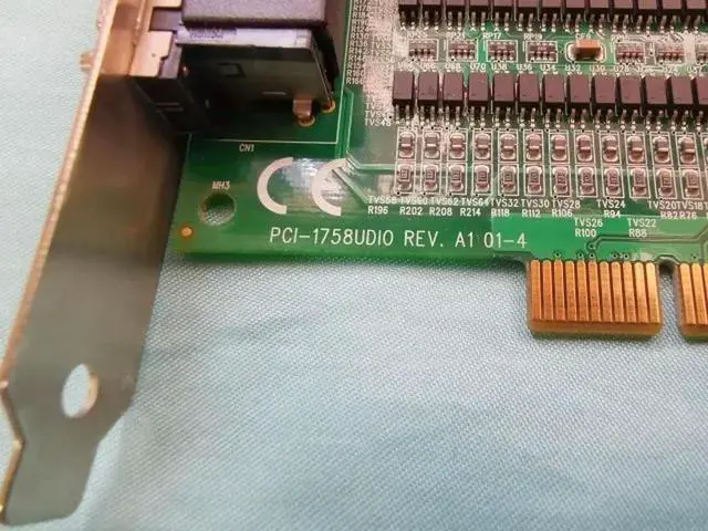Alt view image 2 of 3 - Advantech PCI-1758UDIO 128-channel isolated digital input and output capture card