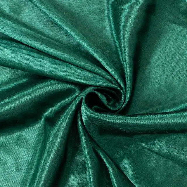 Alt view image 7 of 7 - Efavormart Hunter Emerald Green Double Drape Pleated Satin Wedding Photo Backdrop Curtain, Glossy Party Drapery Panel - 10ftx10ft