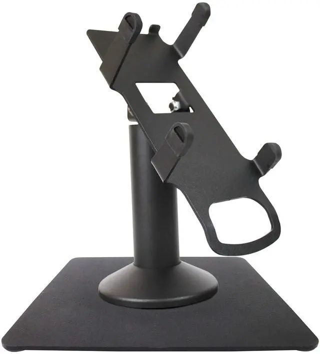 Main image of DCCStands Freestanding Swivel and Tilt First Data FD130 / FD150 Terminal Stand with Square Plate, Black
