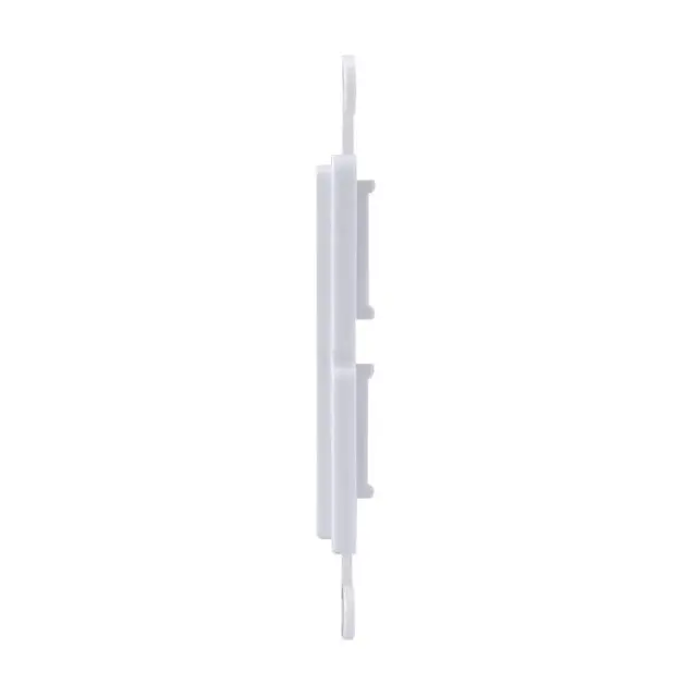 Alt view image 2 of 5 - 2-Port Single Gang Keystone Decora Style Insert Strap (10 Pack, White)
