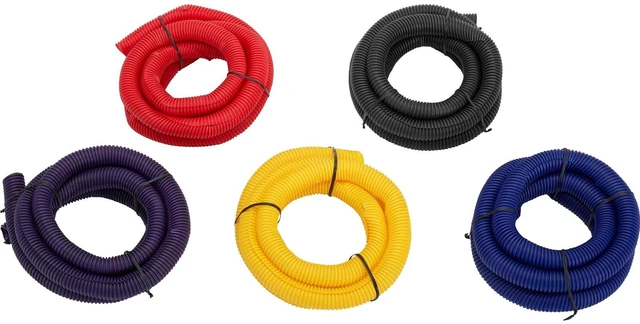 Main image of Split Wire Loom Conduit Tubing, 3/4 Inch Diameter, 6 Ft. Long, Yellow