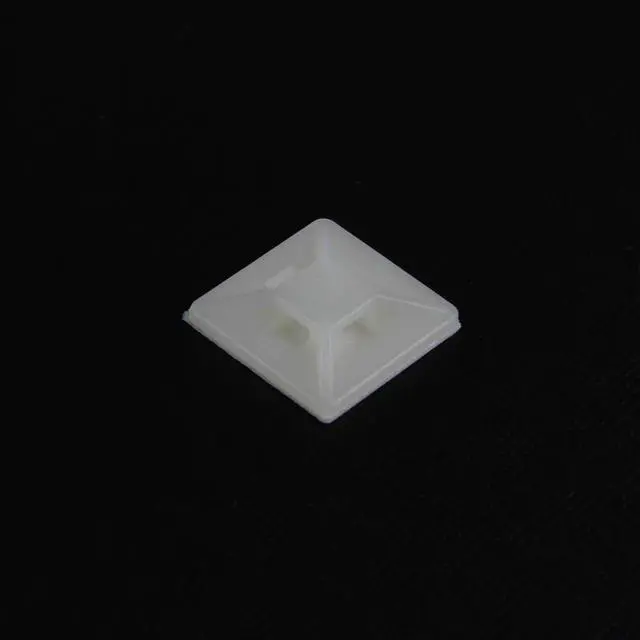 Main image of 0.75" White Super-Stick Cable Tie Mounts - (pack of 50)