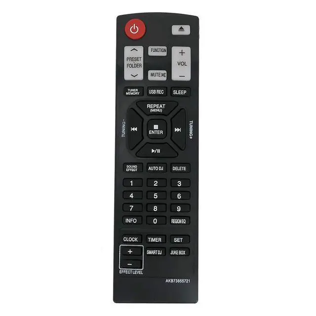 Alt view image 2 of 3 - New AKB73655721 Replace Remote Control for LG CD Home Audio CM8430 CM8530 CMS8530W CMS8530F