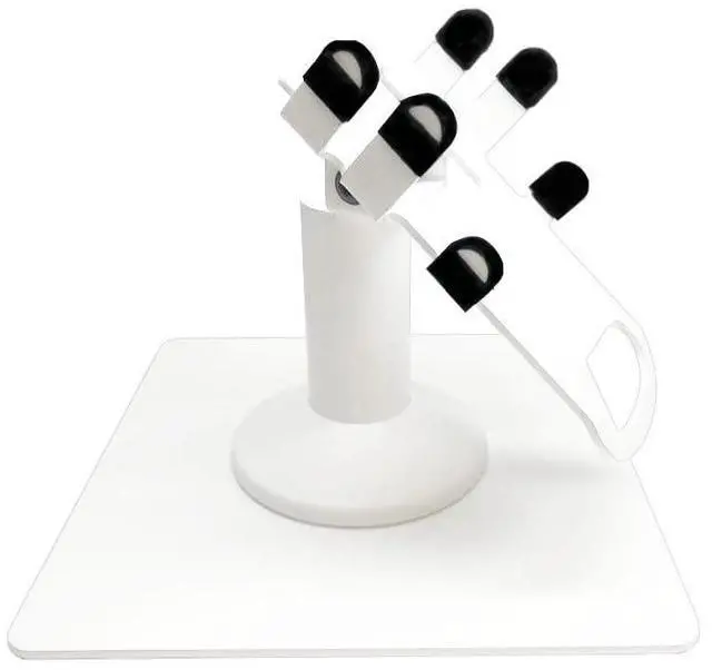 Main image of Clover Flex Low Freestanding Swivel and Tilt Stand with Square Plate (White)