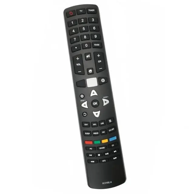 Alt view image 3 of 4 - RC3100L14 TV Remote Control for TCL TV in Living Rooms or Rooms | Size approximately About 10 x 2 x 1 in, Replacement Remote Compatible Models L55S4910I 32D2900 32D2930 40E5900US 43D2900