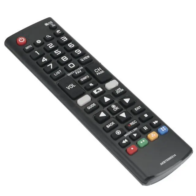 Alt view image 2 of 5 - AKB75095314 TV Remote Control for LG TV in Living Rooms or Rooms | Size approximately About 7 x 2 x 1 in, Replacement Remote Compatible Models 43UJ6300 43UJ630T 43UJ635T 49UJ635T