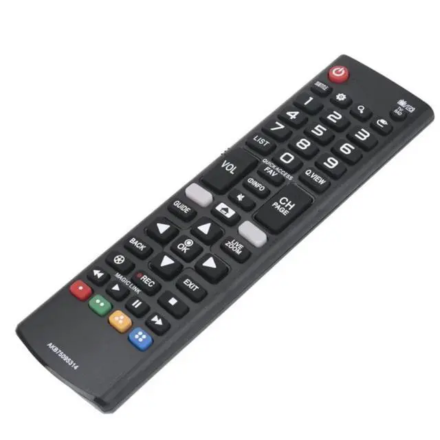 Alt view image 3 of 5 - AKB75095314 TV Remote Control for LG TV in Living Rooms or Rooms | Size approximately About 7 x 2 x 1 in, Replacement Remote Compatible Models 43UJ6300 43UJ630T 43UJ635T 49UJ635T