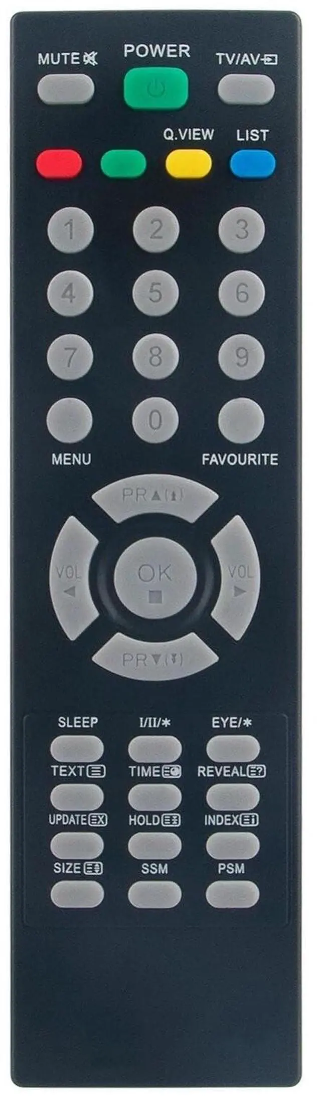 Main image of MKJ37815707 TV Remote Control for LG TV in Living Rooms or Rooms | Replace Models MKJ36998126, Replacement Remote Compatible Models 32LV2400 55LV4400 42LV4400 47LV4400