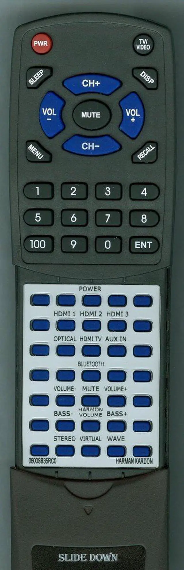Main image of Replacement Remote for Harman Kardon Sabre SB35, SB35, 0600SB35RC0, RT0600SB35RC0