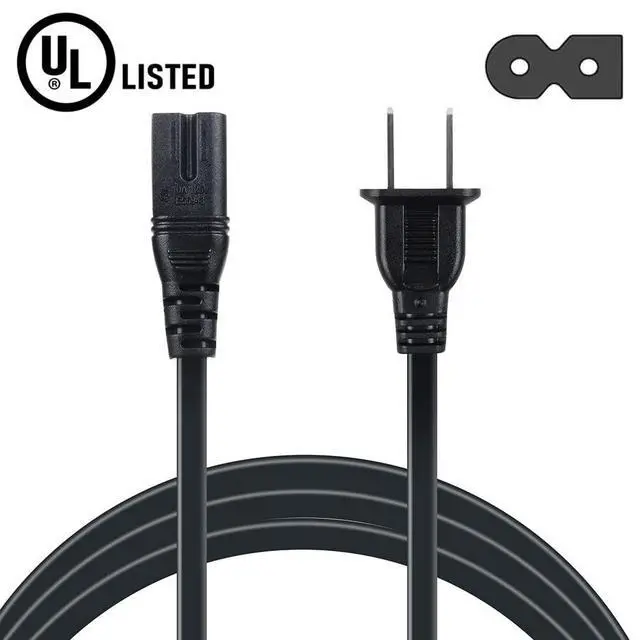 Alt view image 2 of 4 - 5ft AC Power Cord Cable Plug Compatible with Panasonic DMP-BD79 DMP-BD79P-K Blu-Ray disc Player
