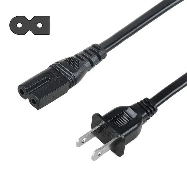 Alt view image 3 of 4 - 5ft AC Power Cord Cable Plug Compatible with Panasonic DMP-BD79 DMP-BD79P-K Blu-Ray disc Player