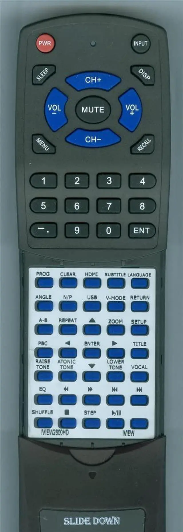 Main image of Replacement Remote for iView IVIEW-2600HD, IVIEW-2000HD
