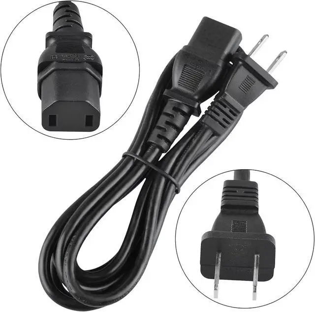 Alt view image 3 of 5 - UL 6.6ft AC Power Cord Cable Compatible with Denon AVR-X3800H AVR-X4800H 9.4 Channel AV Receiver