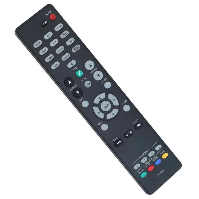 Alt view image 3 of 5 - RC-1226 Remote Control for Denon Integrated Network AV Stereo Receiver | Use in Living Rooms or Rooms, No programming or pairing needed, Replace Remote Compatible Models AVR-S750H AVR-S640H