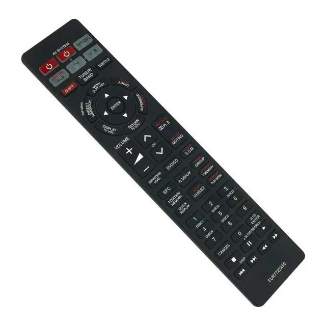 Alt view image 2 of 5 - EUR7722X50 Replacement Remote Control for Panasonic DVD Home Theater Sound System in Living Rooms or Rooms, No Programming or Pairing Needed, Replace Remote Compatible Models SC-HT920 SA-HT920