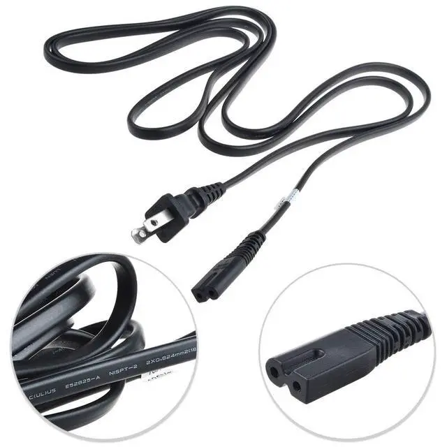 Alt view image 3 of 6 - AC in Power Cord Outlet Socket Cable Plug Lead Compatible with Panasonic DMR Series DVD VHS Combo Player-Recorder Dmr-ez47v Dmr-ez48v Dmr-ez48vk Dmr-ez475v Dmr-ez485v Dmr-hs2 Dmr-hs2pp