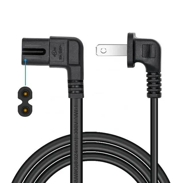 Alt view image 2 of 4 - Replacement US 2Prong AC Power Cord Cable for Sony BRAVIA XR77A80L 77-inch, XR83A80L 83-inch XR A80L Series 4K Ultra HD OLED TV