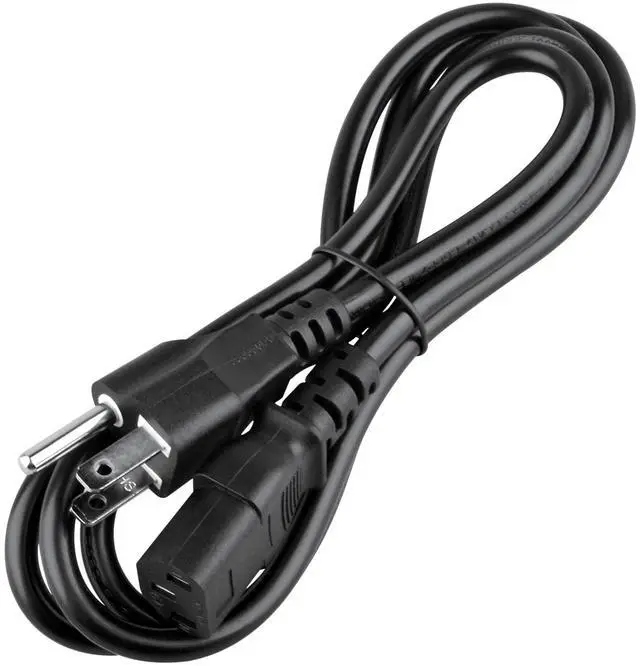 Alt view image 2 of 4 - 5ft AC Power Cord Cable Compatible with Samsung 27" M5 TV Smart Monitor S27AM500NN