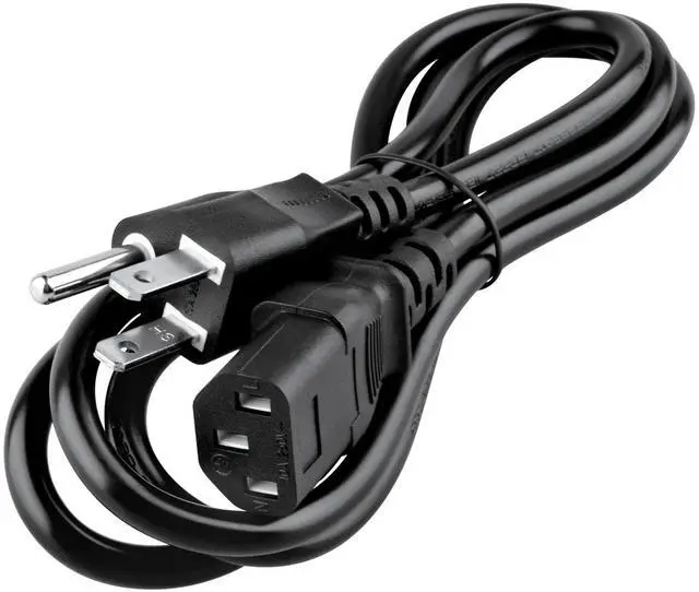 Alt view image 3 of 4 - 5ft AC Power Cord Cable Compatible with Samsung 27" M5 TV Smart Monitor S27AM500NN