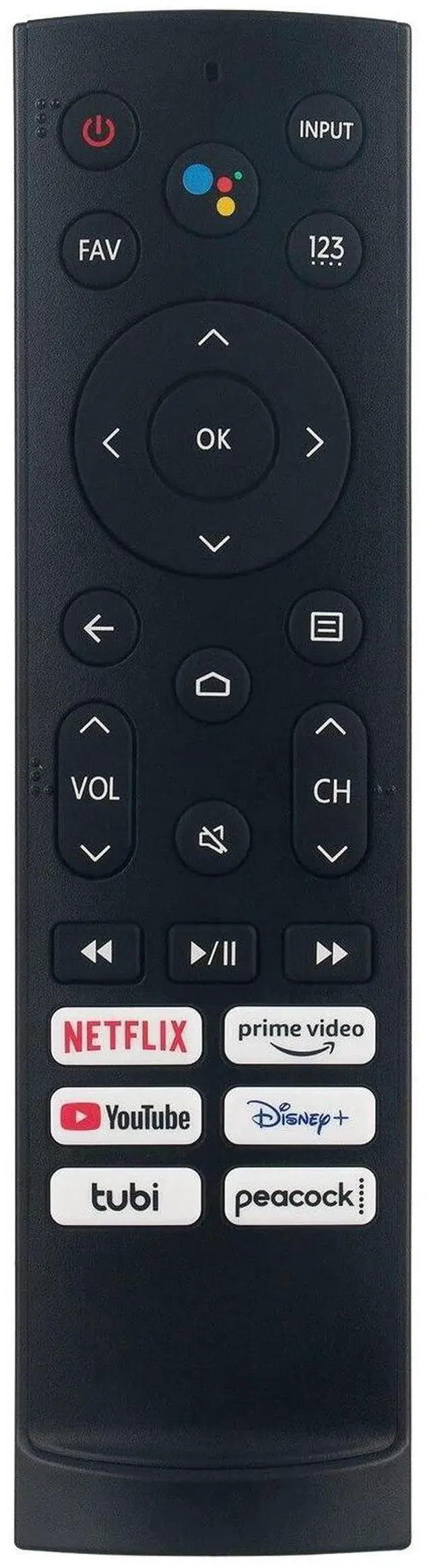 Main image of Replacement Voice TV Remote Control Controller for Hisense 55U7G 55-Inch, 65U7G 65-Inch, 75U7G 75-Inch U7G Quantum ULED 4K Smart TV