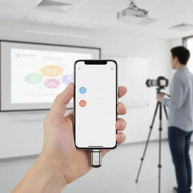 Alt view image 2 of 7 - Remote Control Adapter for Phone Portable 15-Meter Range | IR App Controlled Remote for Home Dormitory Meeting Room Hotel TV Projector Fan Air Conditioning Lights
