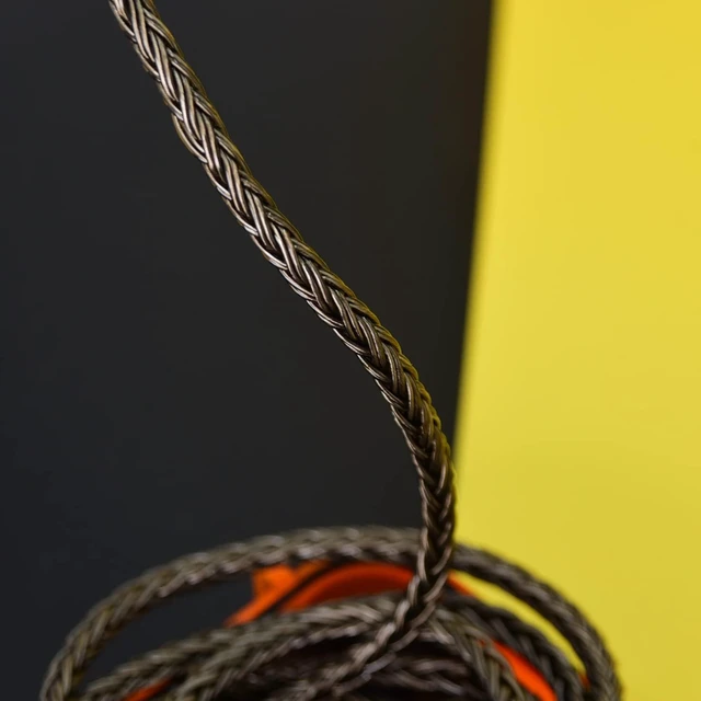 Alt view image 3 of 6 - Replacement Cable Compatible HE4XX HE-400i Headphones 3.5mm / 6.35mm to Dual 3.5mm Jack Male Cord for hifiman Ananda sundara he1000se he6se he400 z7m2 (3m(9.85ft))