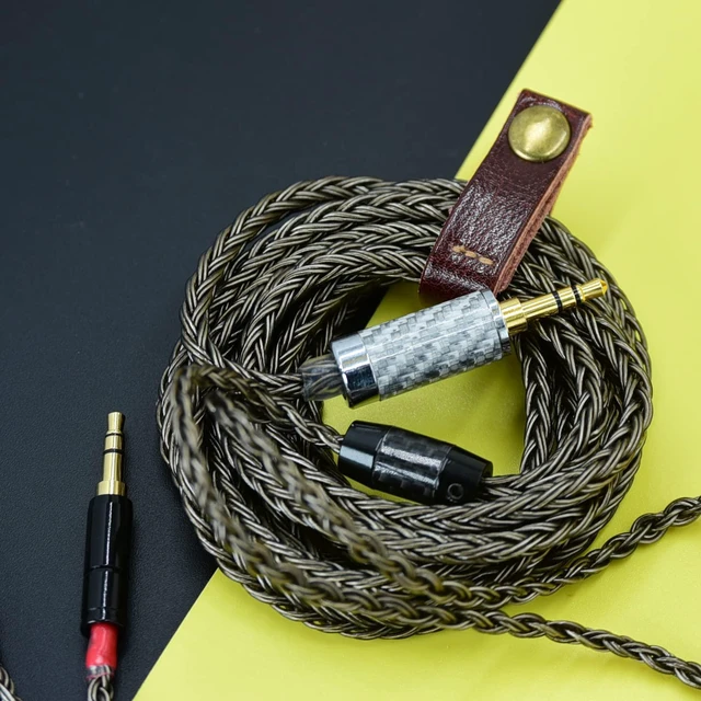 Alt view image 5 of 6 - Replacement Cable Compatible HE4XX HE-400i Headphones 3.5mm / 6.35mm to Dual 3.5mm Jack Male Cord for hifiman Ananda sundara he1000se he6se he400 z7m2 (3m(9.85ft))
