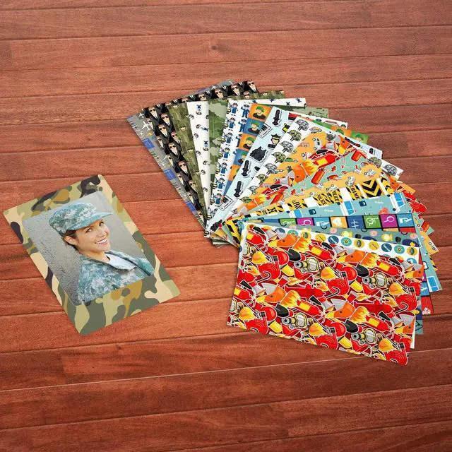 Alt view image 4 of 4 - Fujifilm instax mini Instant Film (20 Exposures) + 20 Sticker Frames for Fuji Instax Prints - Accessory Bundle