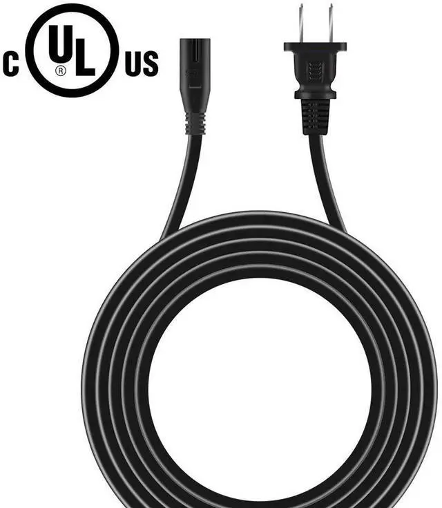 Alt view image 2 of 5 - Replacement UL 6ft AC Power Cord Cable Compatible with Nvidia Shield Android TV 4K HDR Streaming Media Player