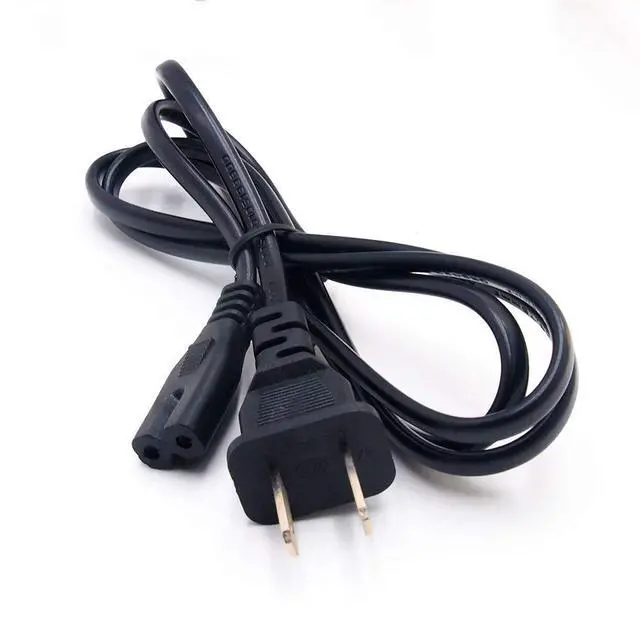Main image of Replacement US 2Prong AC Power Cord Cable for TCL 43S551G 43", 50S551G 50", 55S551G 55", 65S551G 65", 75S551G 75" 4K UHD HDR LED Smart TV