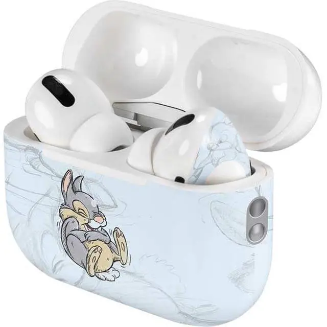 Alt view image 4 of 4 - Decal Audio Skin Compatible with AirPods Pro 2nd Gen - Officially Licensed Disney Bambi Thumper Sketched Portrait Design