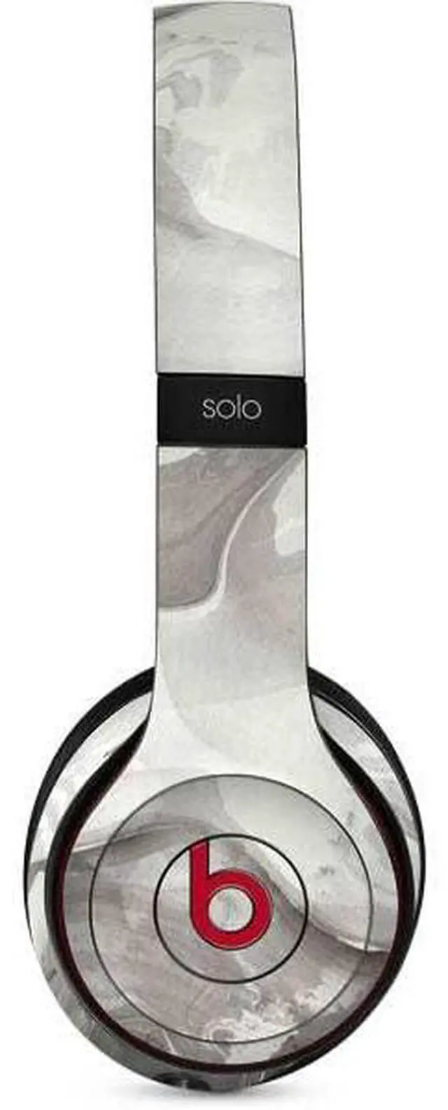 Main image of Decal Audio Skin Compatible with Beats Solo 3 Wireless - Marbleized Grey Design