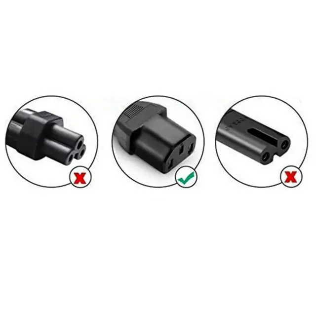 Alt view image 2 of 3 - 6ft UL AC Power Cord Cable Charger for LG 24-Inch Screen LCD Monitor 24BK550Y-I