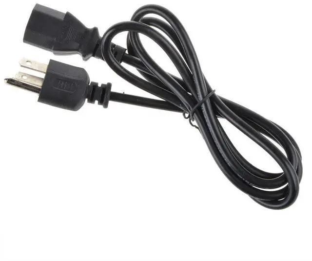 Alt view image 2 of 4 - 5ft AC Power Cord Cable Compatible with HP EliteDisplay E221 Desktop Computer Monitor