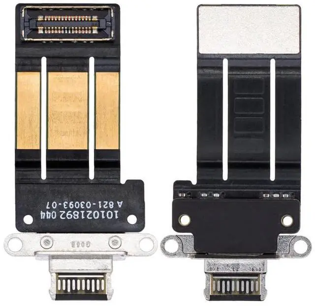 Main image of Charging Port USB Charger Dock Connector Type C Flex Cable Replacement for iPad Pro 12.9 6th Gen (2022) A2764 A2437 A2436 USA (Gray)
