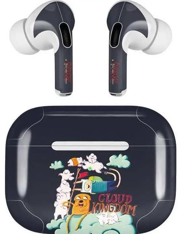 Main image of Decal Audio Skin Compatible with Apple AirPods Pro - Officially Licensed Adult Swim Adventure Time Cloud Kingdom Design