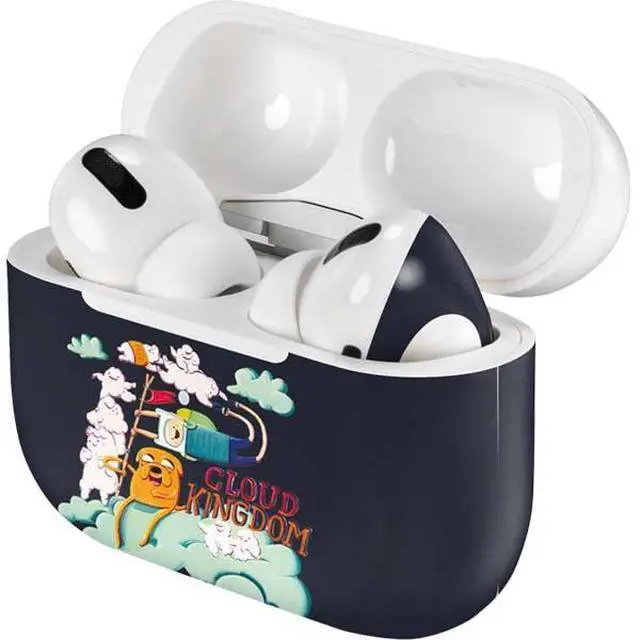 Alt view image 4 of 4 - Decal Audio Skin Compatible with Apple AirPods Pro - Officially Licensed Adult Swim Adventure Time Cloud Kingdom Design