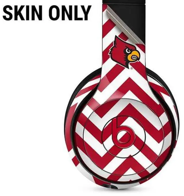 Alt view image 2 of 3 - Decal Audio Skin Compatible with Beats Solo 3 Wireless - Officially Licensed University of Louisville Chevron Design
