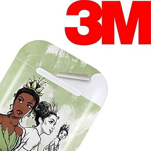 Alt view image 3 of 4 - Decal Audio Skin Compatible with Apple AirPods 2 - Officially Licensed Disney Princess Tiana Sketch Design
