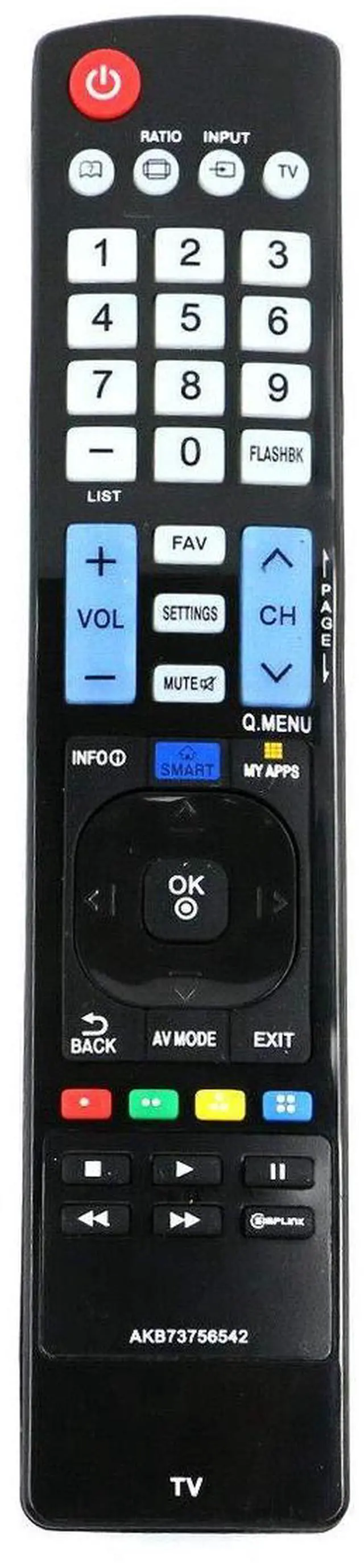 Main image of New AKB73756542 TV Remote Control for LG Smart TV AKB73756567 AGF76692608
