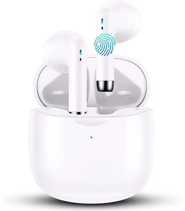 Main image of TWS Wireless Bluetooth 5.0 Earbuds with Charging Case for Samsung Galaxy A20 in-Ear Earphones Headset with Mic and Touch Control - White