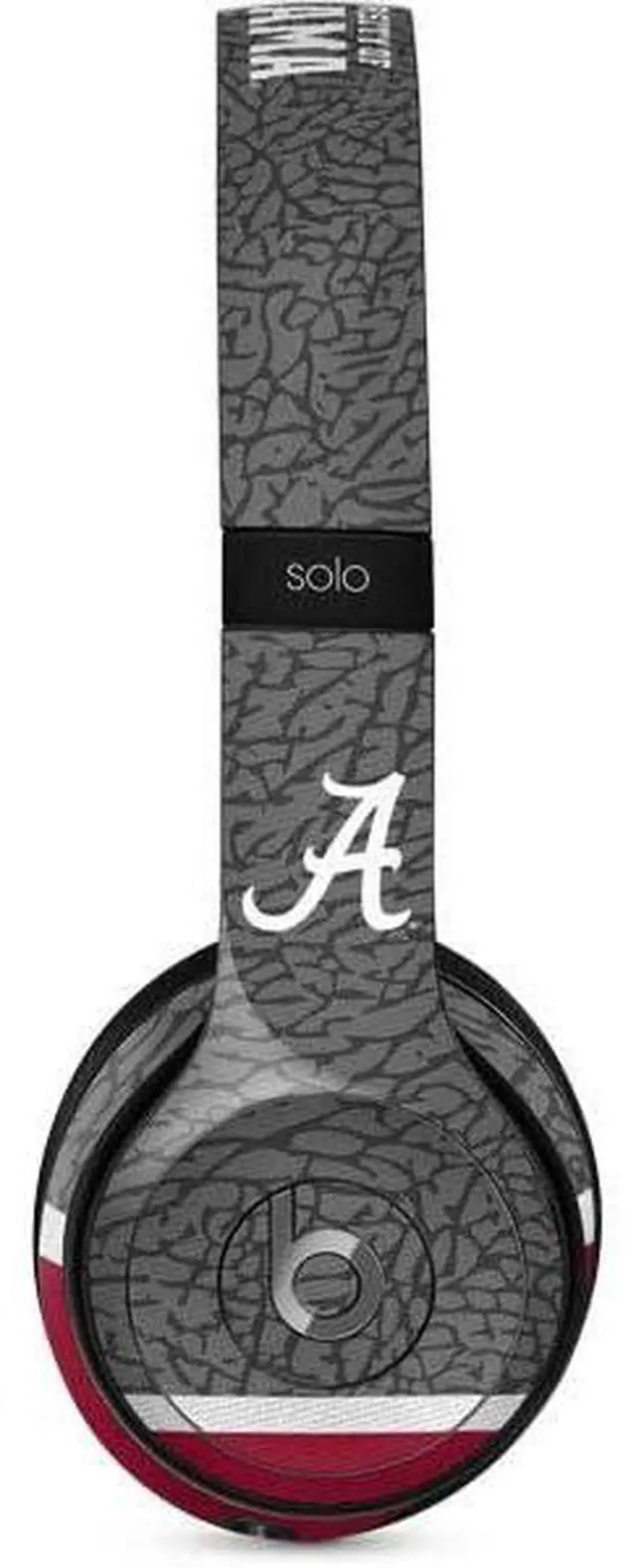 Main image of Decal Audio Skin Compatible with Beats Solo 2 Wired - Officially Licensed University of Alabama Logo Design