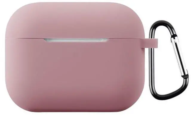 Main image of Soft Silicone Colorful Protective Headphone Cover Accessories Case for AirPods Pro 3 with Keychain for Women Men-Color#4